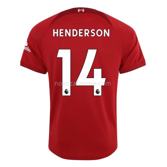 Nogometni Dres Liverpool Henderson 14 Domaći 2022-2023 Kratkih Rukava