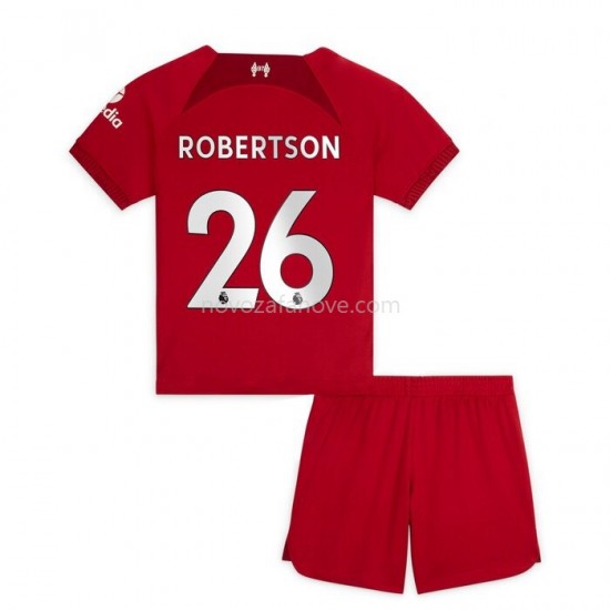 Nogometni Dres Liverpool Robertson 26 Dječji Domaći 2022-2023 Kratkih Rukava