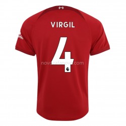 Nogometni Dres Liverpool Virgil 4 Domaći 2022-2023 Kratkih Rukava