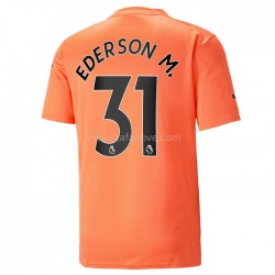 Nogometni Dres Manchester City Ederson M. 31 Golmanski Treći 2022-2023 Kratkih Rukava