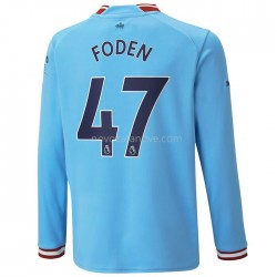 Nogometni Dres Manchester City Foden 47 Domaći 2022-2023 Dugi Rukav