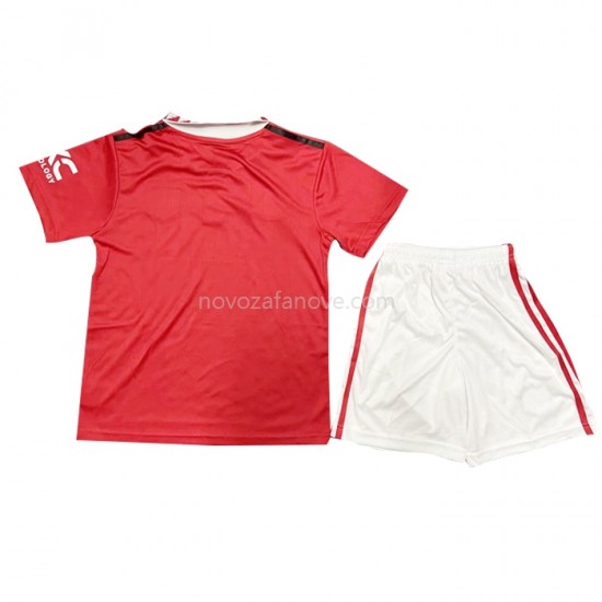 Nogometni Dres Manchester United Dječji Domaći 2022-2023 Kratkih Rukava