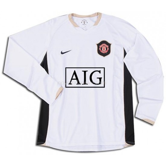 Nogometni Dres Manchester United Gostujući 2006-2007 Kratkih Rukava