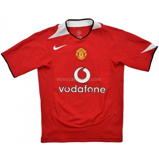 Nogometni Dres Manchester United Domaći 2004-2006 Kratkih Rukava