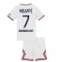 Nogometni Dres Paris Saint-Germain Kylian Mbappé 7 Dječji Četvrti 2021-2022 Kratkih Rukava