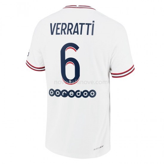 Nogometni Dres Paris Saint-Germain Marco Verratti 6 Četvrti 2021-2022 Kratkih Rukava