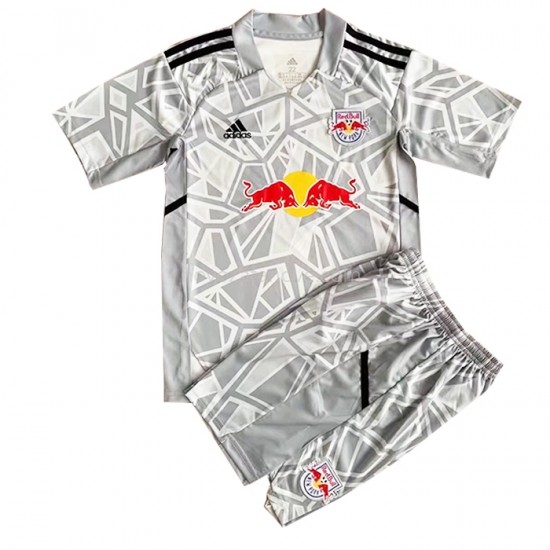 Nogometni Dres RB Leipzig Golmanski Dječji Gostujući 2022-2023 Kratkih Rukava