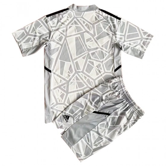 Nogometni Dres RB Leipzig Golmanski Dječji Gostujući 2022-2023 Kratkih Rukava