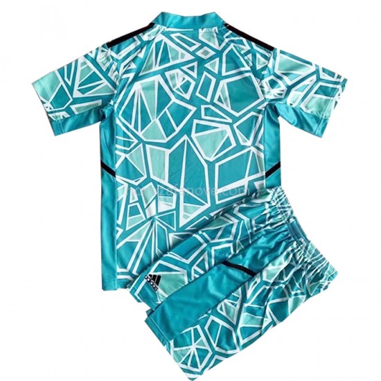 Nogometni Dres RB Leipzig Golmanski Dječji Domaći 2022-2023 Kratkih Rukava