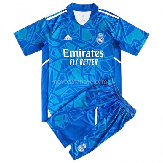 Nogometni Dres Real Madrid Golmanski Dječji Domaći 2022-2023 Kratkih Rukava