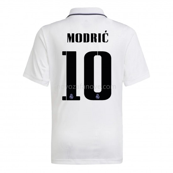 Nogometni Dres Real Madrid Modrić 10 Domaći 2022-2023 Kratkih Rukava