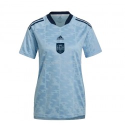 Nogometni Dres Španjolska Ženska Gostujući 2022 Kratkih Rukava