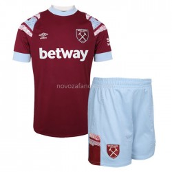 Nogometni Dres West Ham United Dječji Domaći 2022-2023 Kratkih Rukava