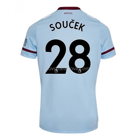 Nogometni Dres West Ham United Tomas Gostujući 2021-2022 Kratkih Rukava