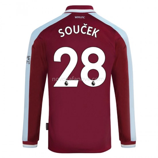 Nogometni Dres West Ham United Tomas Domaći 2021-2022 Dugi Rukav