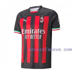 Nogometni Dres AC Milan Muški Domaći 2022-2023 Kratkih Rukava