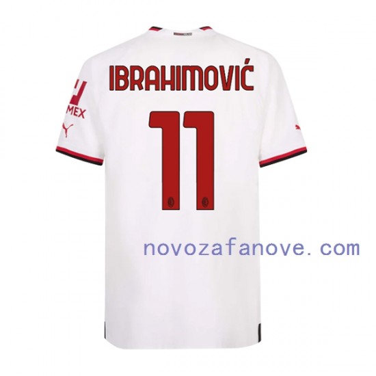 Nogometni Dres AC Milan Ibrahimović 11 Muški Gostujući 2022-2023 Kratkih Rukava
