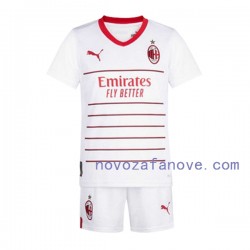 Nogometni Dres AC Milan Dječji Gostujući 2022-2023 Kratkih Rukava