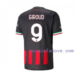 Nogometni Dres AC Milan Olivier Giroud 9 Muški Domaći 2022-2023 Kratkih Rukava