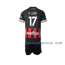 Nogometni Dres AC Milan Rafael Leao 17 Dječji Domaći 2022-2023 Kratkih Rukava