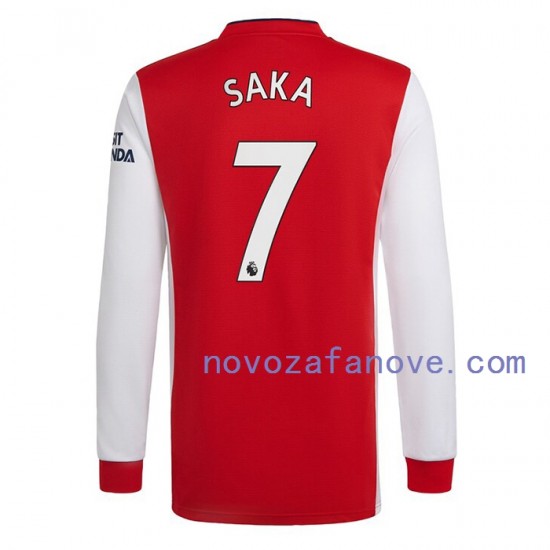 Nogometni Dres Arsenal Bukayo Saka 7 Muški Domaći 2022-2023 Dugim Rukavima