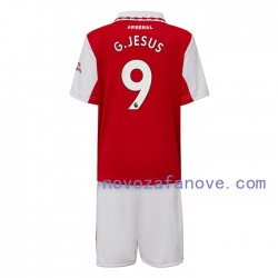 Nogometni Dres Arsenal Gabriel Jesus 9 Dječji Domaći 2022-2023 Kratkih Rukava