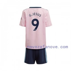 Nogometni Dres Arsenal Gabriel Jesus 9 Dječji Treći 2022-2023 Kratkih Rukava