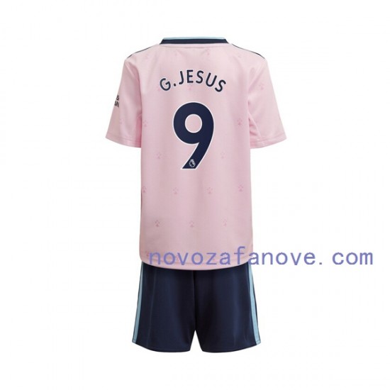 Nogometni Dres Arsenal Gabriel Jesus 9 Dječji Treći 2022-2023 Kratkih Rukava