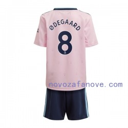 Nogometni Dres Arsenal Odegaard 8 Dječji Treći 2022-2023 Kratkih Rukava