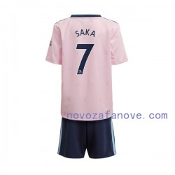 Nogometni Dres Arsenal Saka 7 Dječji Treći 2022-2023 Kratkih Rukava