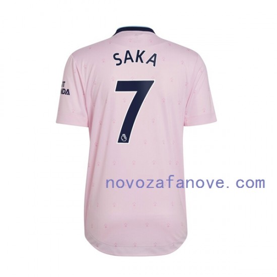 Nogometni Dres Arsenal Saka 7 Muški Treći 2022-2023 Kratkih Rukava