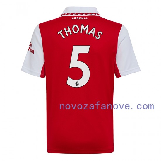 Nogometni Dres Arsenal Thomas Partey 5 Muški Domaći 2022-2023 Kratkih Rukava