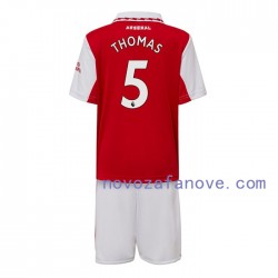 Nogometni Dres Arsenal Thomas Partey 5 Dječji Domaći 2022-2023 Kratkih Rukava