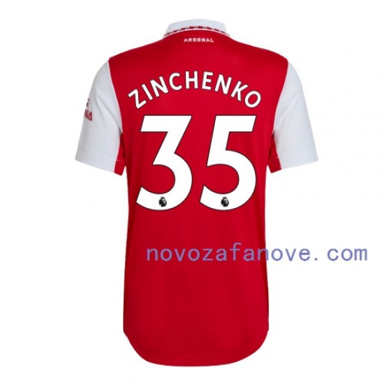 Nogometni Dres Arsenal Zinchenko 35 Muški Domaći 2022-2023 Kratkih Rukava