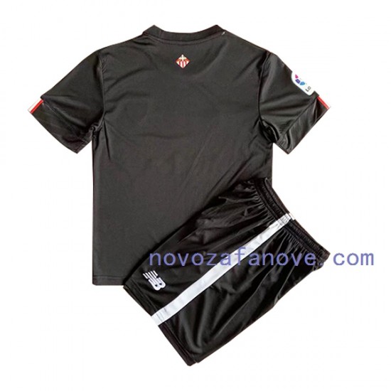 Nogometni Dres Athletic Bilbao Golmanski Dječji Domaći 2022-2023 Kratkih Rukava