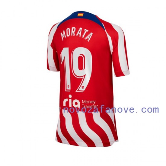 Nogometni Dres Atlético Madrid Alvaro Morata 19 Muški Domaći 2022-2023 Kratkih Rukava