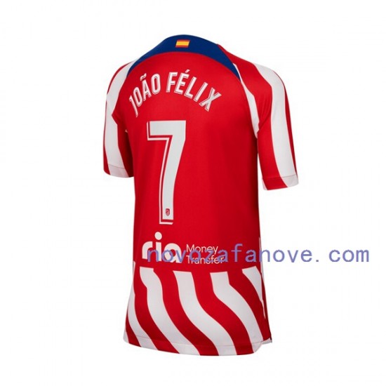 Nogometni Dres Atlético Madrid Joao Felix 7 Muški Domaći 2022-2023 Kratkih Rukava