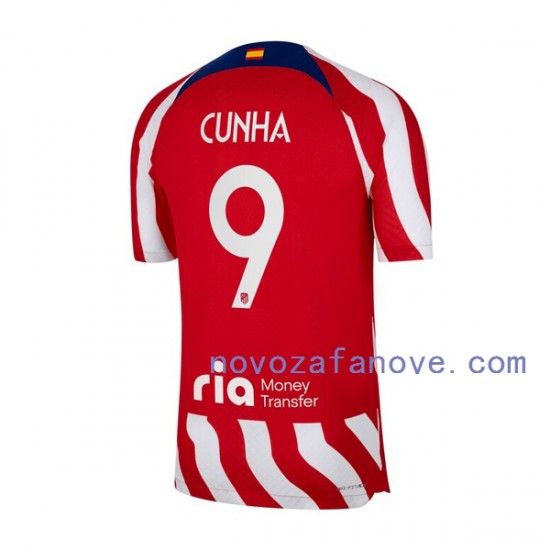 Nogometni Dres Atlético Madrid Matheus Cunha 9 Muški Domaći 2022-2023 Kratkih Rukava