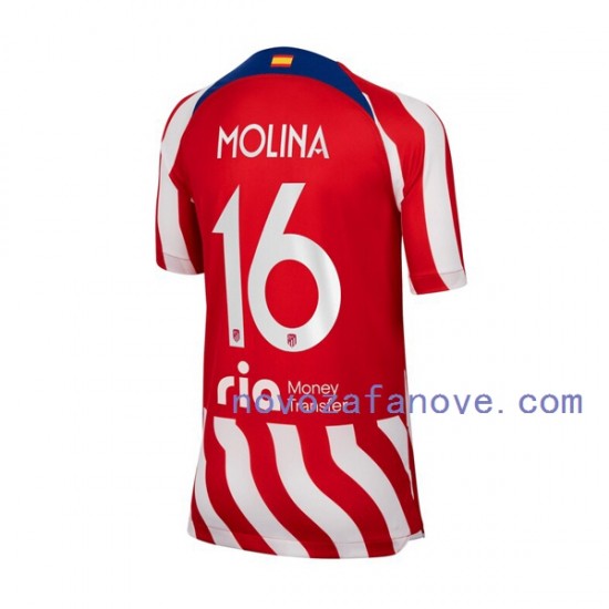 Nogometni Dres Atlético Madrid Nahuel Molina 16 Muški Domaći 2022-2023 Kratkih Rukava