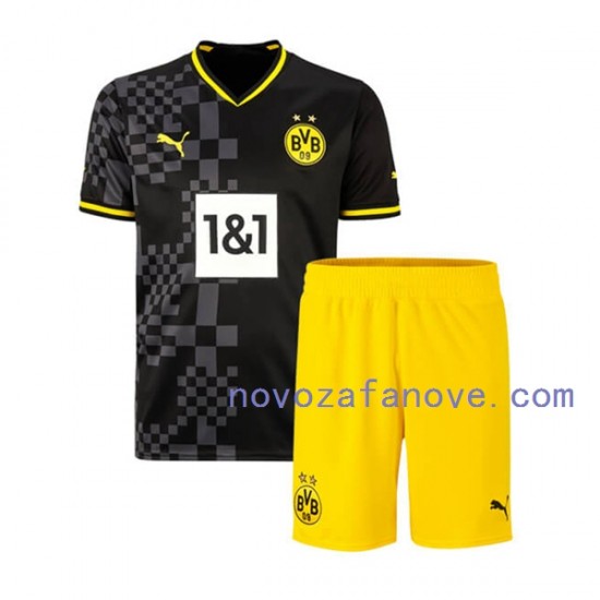 Nogometni Dres Borussia Dortmund Dječji Gostujući 2022-2023 Kratkih Rukava