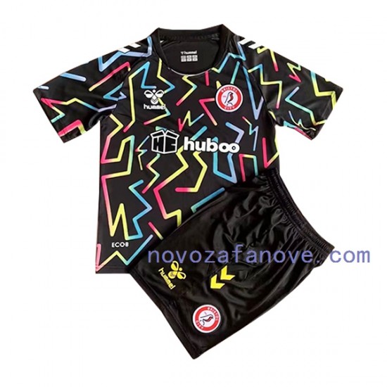 Nogometni Dres Bristol City Golmanski Dječji Domaći 2022-2023 Kratkih Rukava