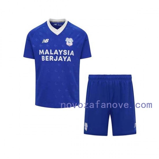 Nogometni Dres Cardiff City Dječji Domaći 2022-2023 Kratkih Rukava