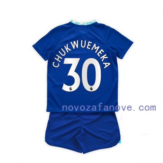 Nogometni Dres Chelsea Chukwuemeka 30 Dječji Domaći 2022-2023 Kratkih Rukava