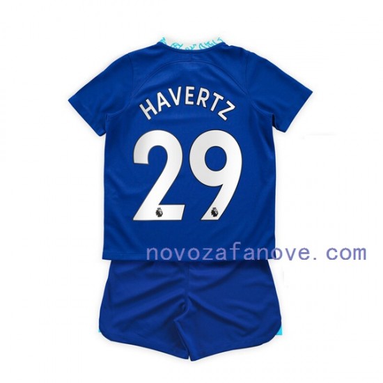 Nogometni Dres Chelsea Kai Havertz 29 Dječji Domaći 2022-2023 Kratkih Rukava