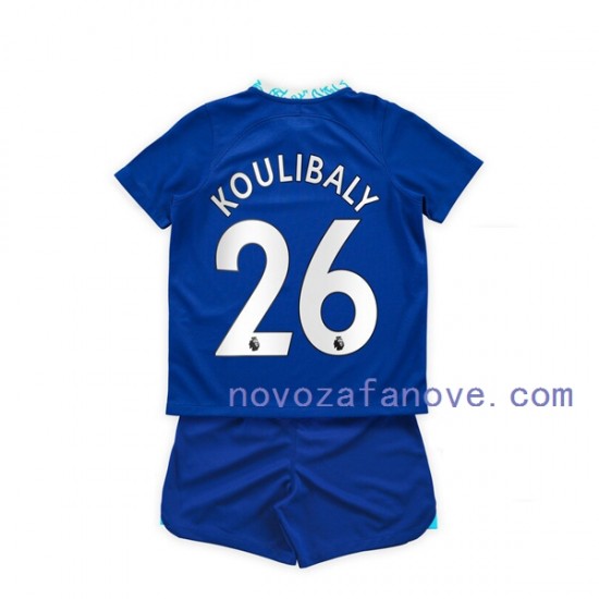 Nogometni Dres Chelsea Kalidou Koulibaly 26 Dječji Domaći 2022-2023 Kratkih Rukava