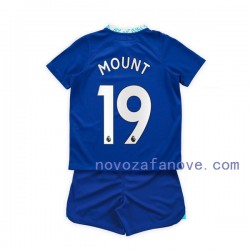 Nogometni Dres Chelsea Mason Mount 19 Dječji Domaći 2022-2023 Kratkih Rukava