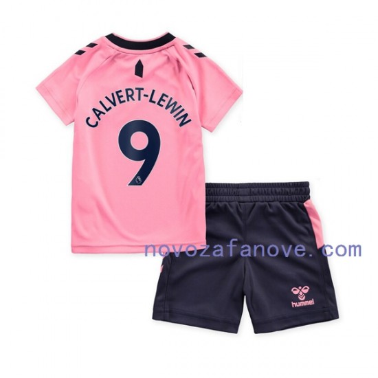 Nogometni Dres Everton Calvert-Lewin 9 Dječji Gostujući 2022-2023 Kratkih Rukava