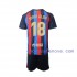 Nogometni Dres FC Barcelona Jordi Alba 18 Dječji Domaći 2022-2023 Kratkih Rukava