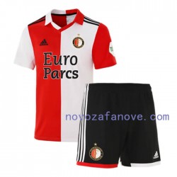 Nogometni Dres Feyenoord Rotterdam Dječji Domaći 2022-2023 Kratkih Rukava