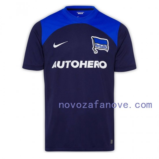 Nogometni Dres Hertha BSC Muški Gostujući 2022-2023 Kratkih Rukava